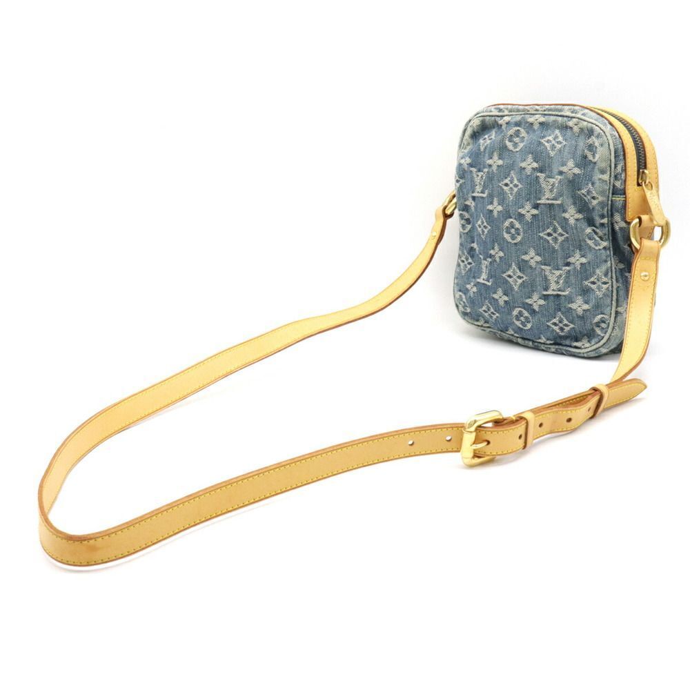 Louis Vuitton Monogram Denim Camera Bag Shoulder Bag Diagonal Blue - Picture 2 of 7